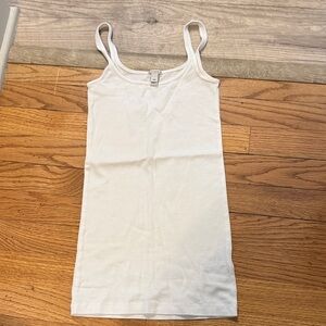 Cotton JCrew white tank NWOT